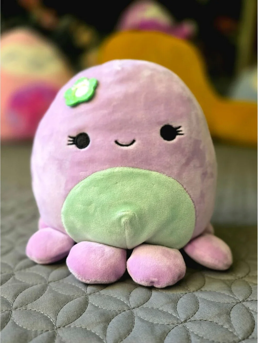 EUC Squishmallows Violet the Octopus 7